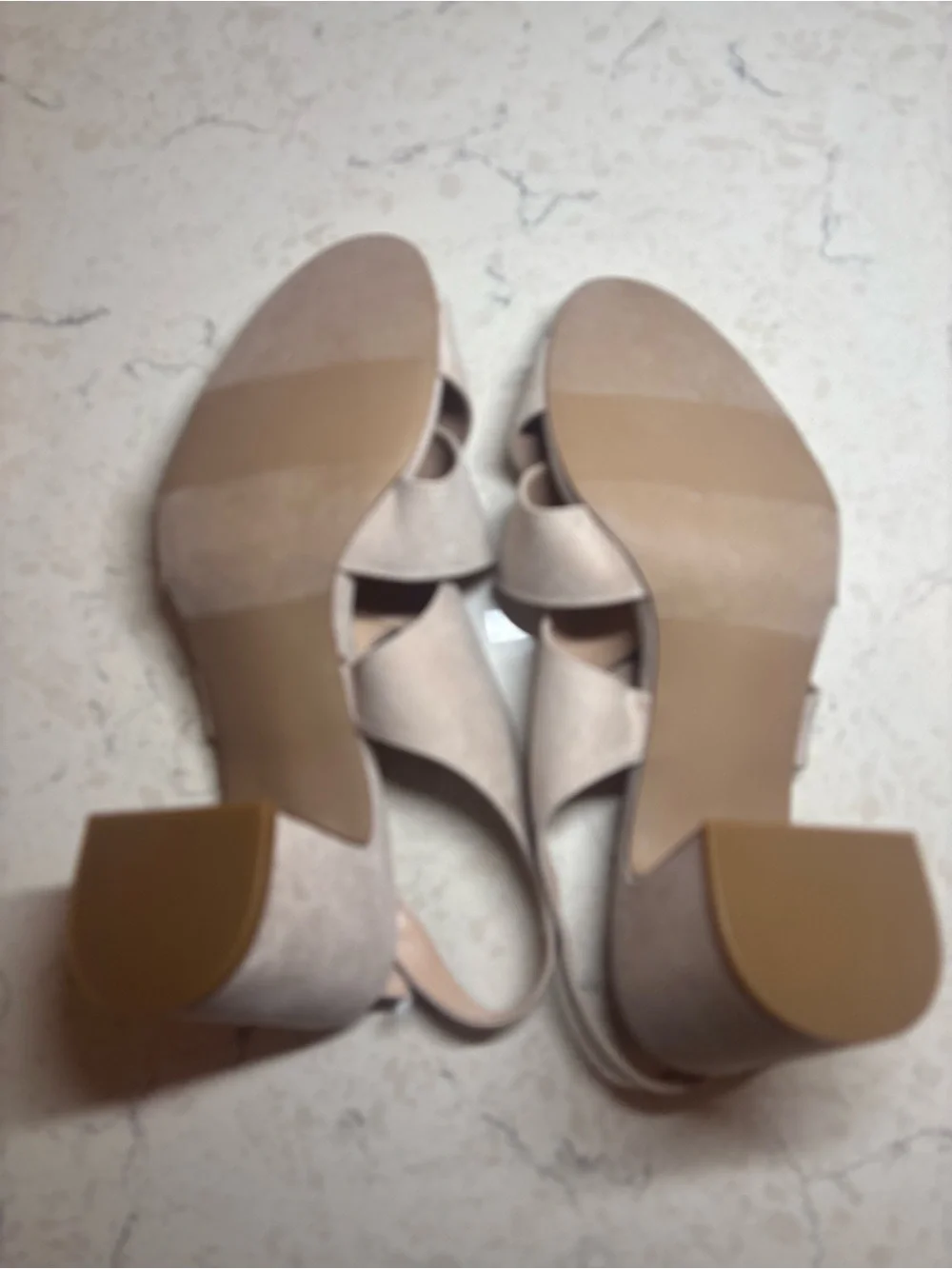 LOFT | Sude Crissross Slingbacks | Size 10 - Picture 6 of 6